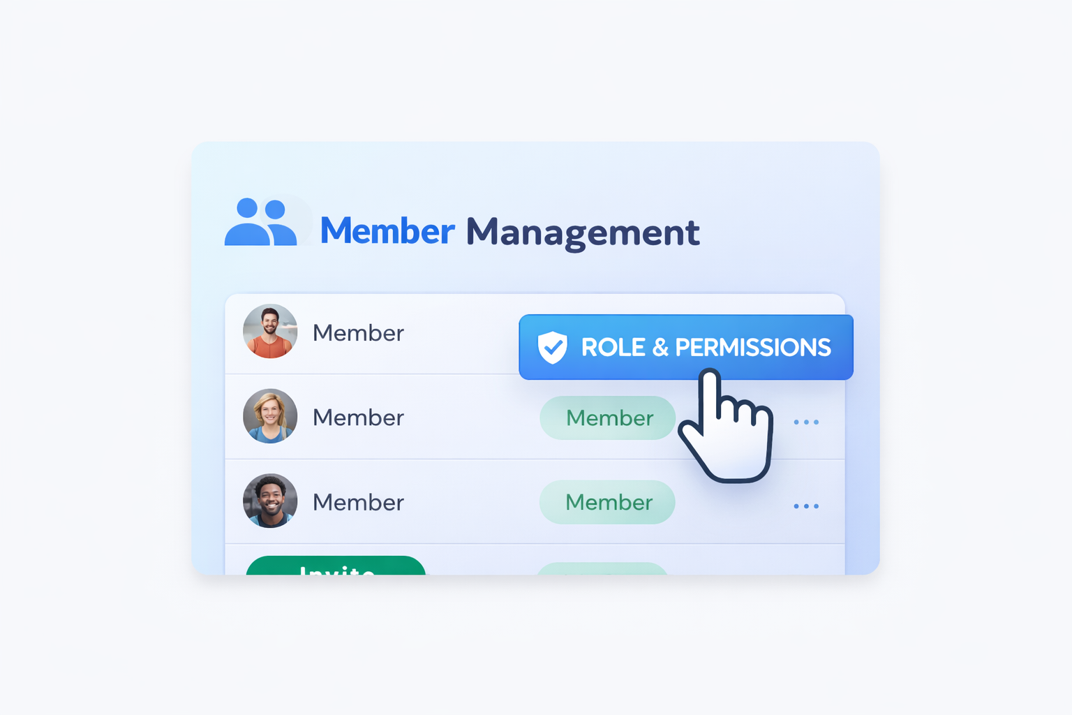 Gametime Hero Members Management - Roles and Permissions