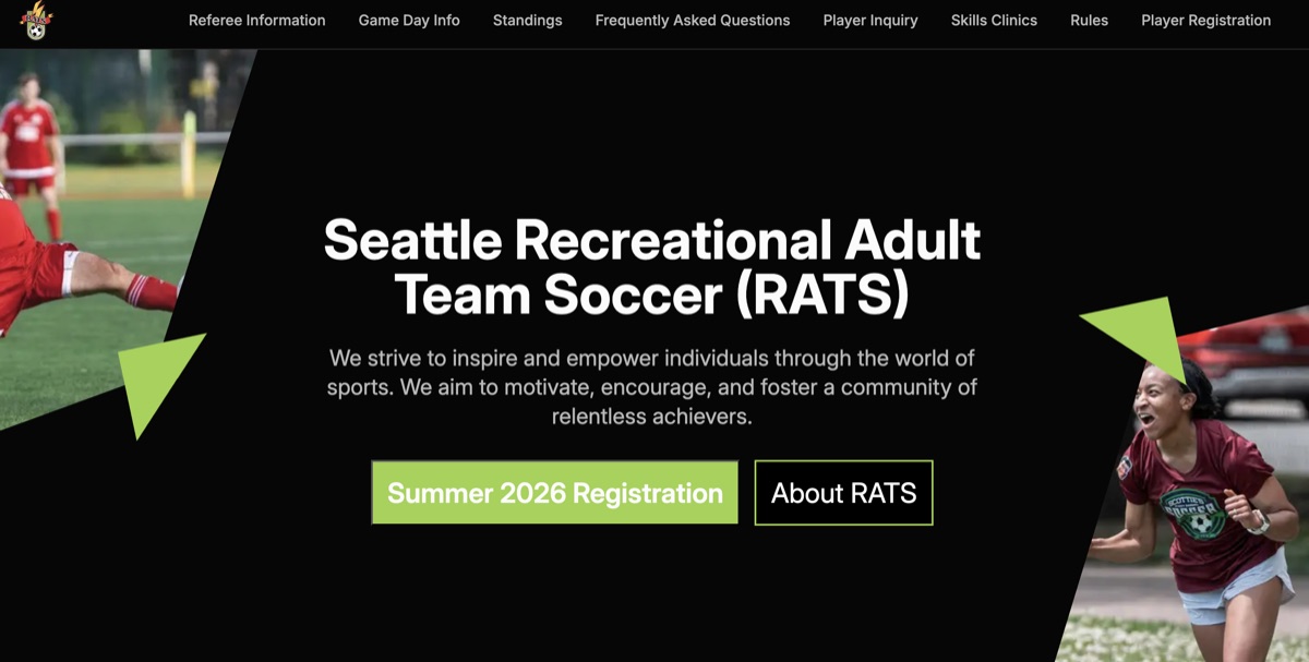 Seattle RATS website preview